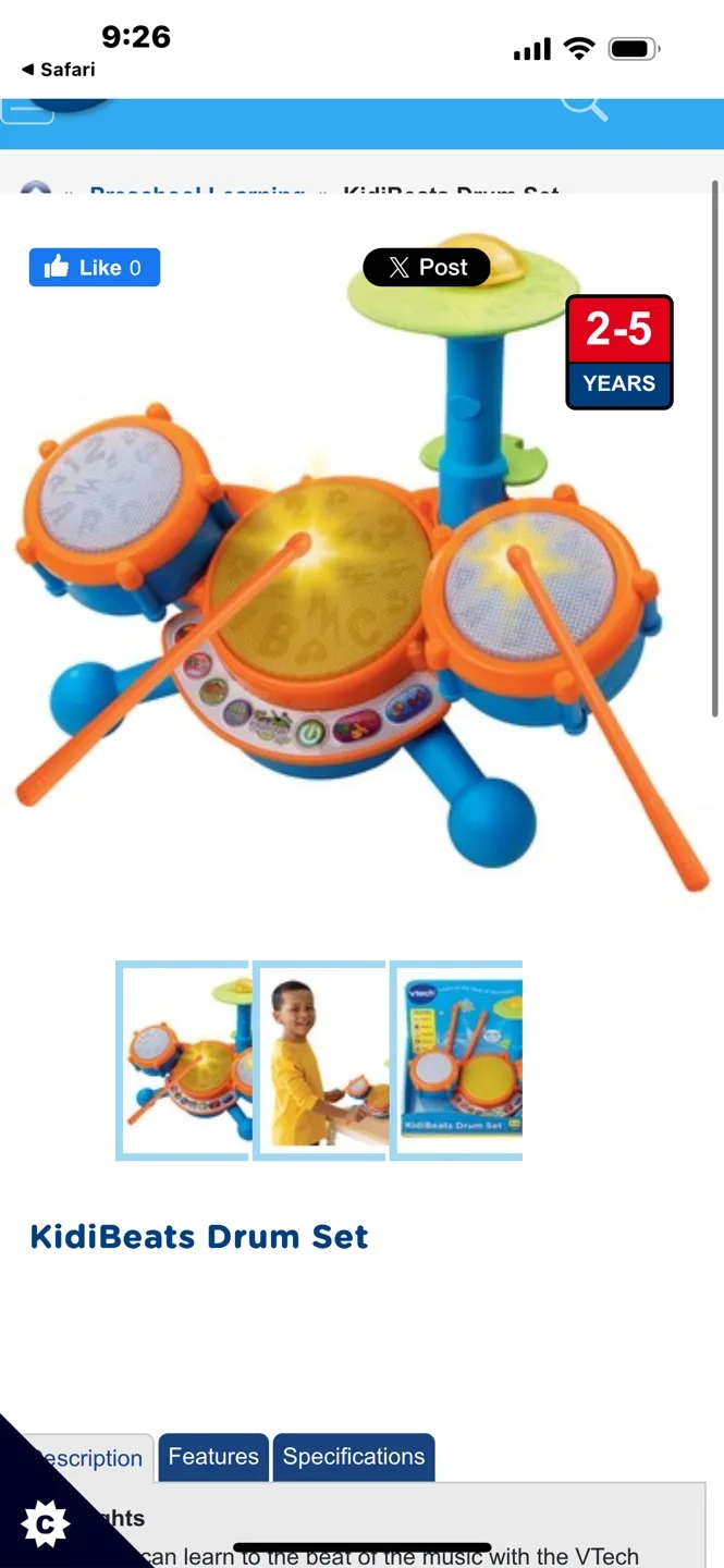 VTech KidiBeats Drum Set image indicator(4)
