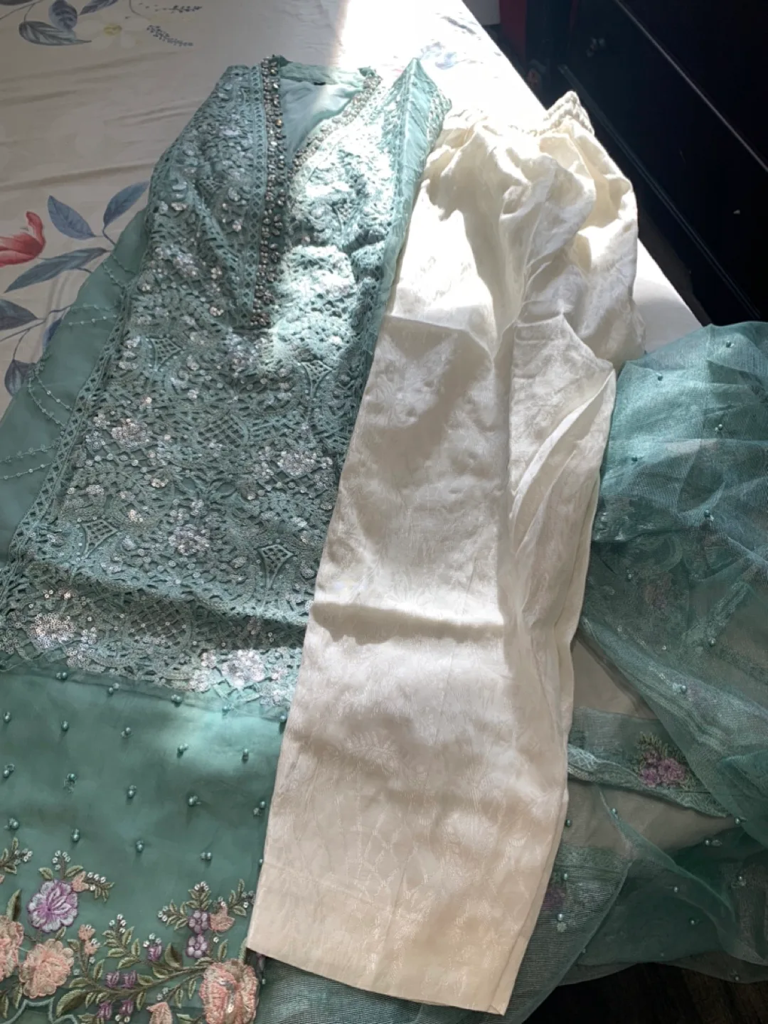 Embroidered Pakistani Suit image indicator(6)