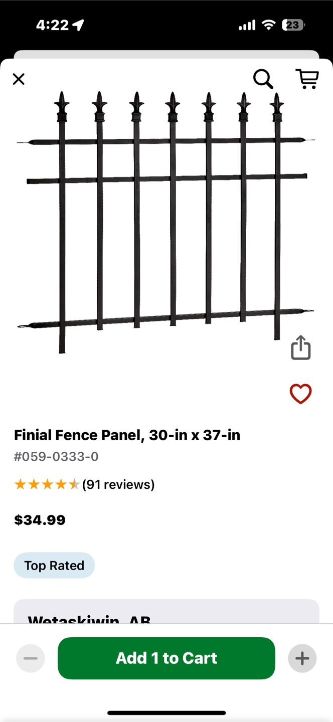 Finial Fence Panel And Fence Poles - photo 4