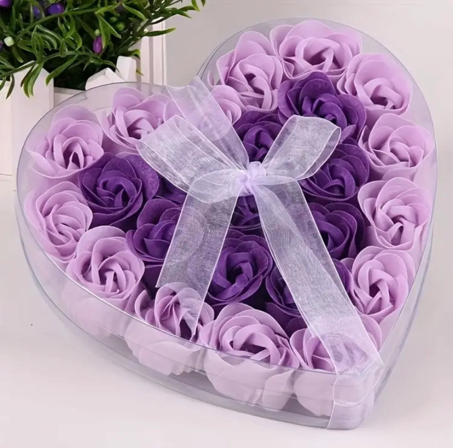 Heart-Shaped Floral Soap Gift Set image indicator(2)