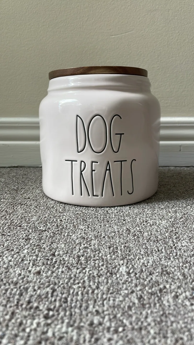 Rae Dunn Dog Treats Jar thumbnail