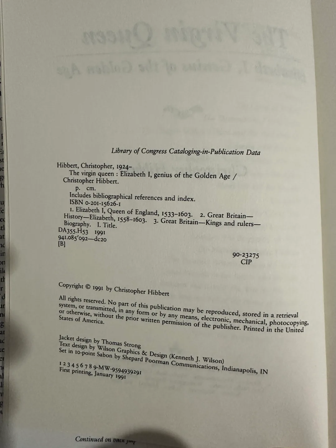 The Virgin Queen Book by Christopher Hibbert image indicator(5)