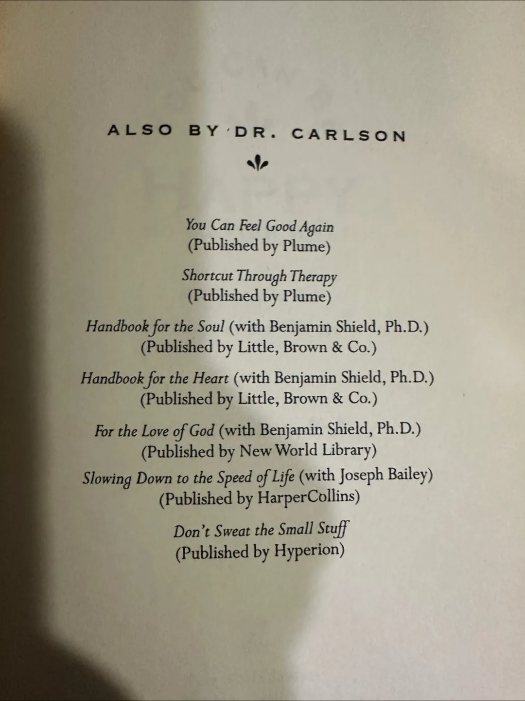 You Can Be Happy No Matter What Book image indicator(2)