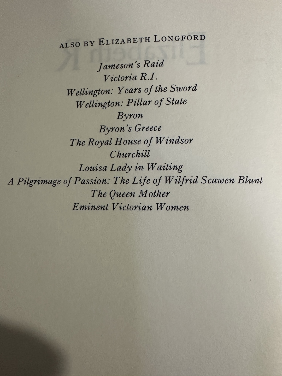 Elizabeth R. A Biography by Elizabeth Longford - photo 4