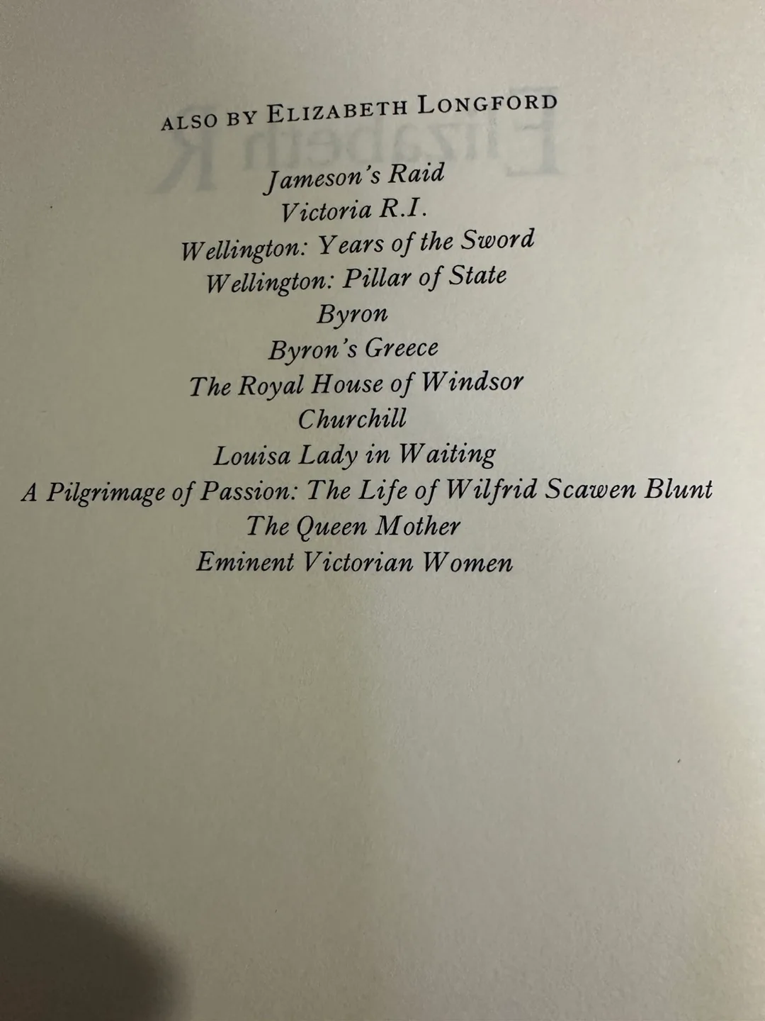 Elizabeth R. A Biography by Elizabeth Longford image indicator(4)