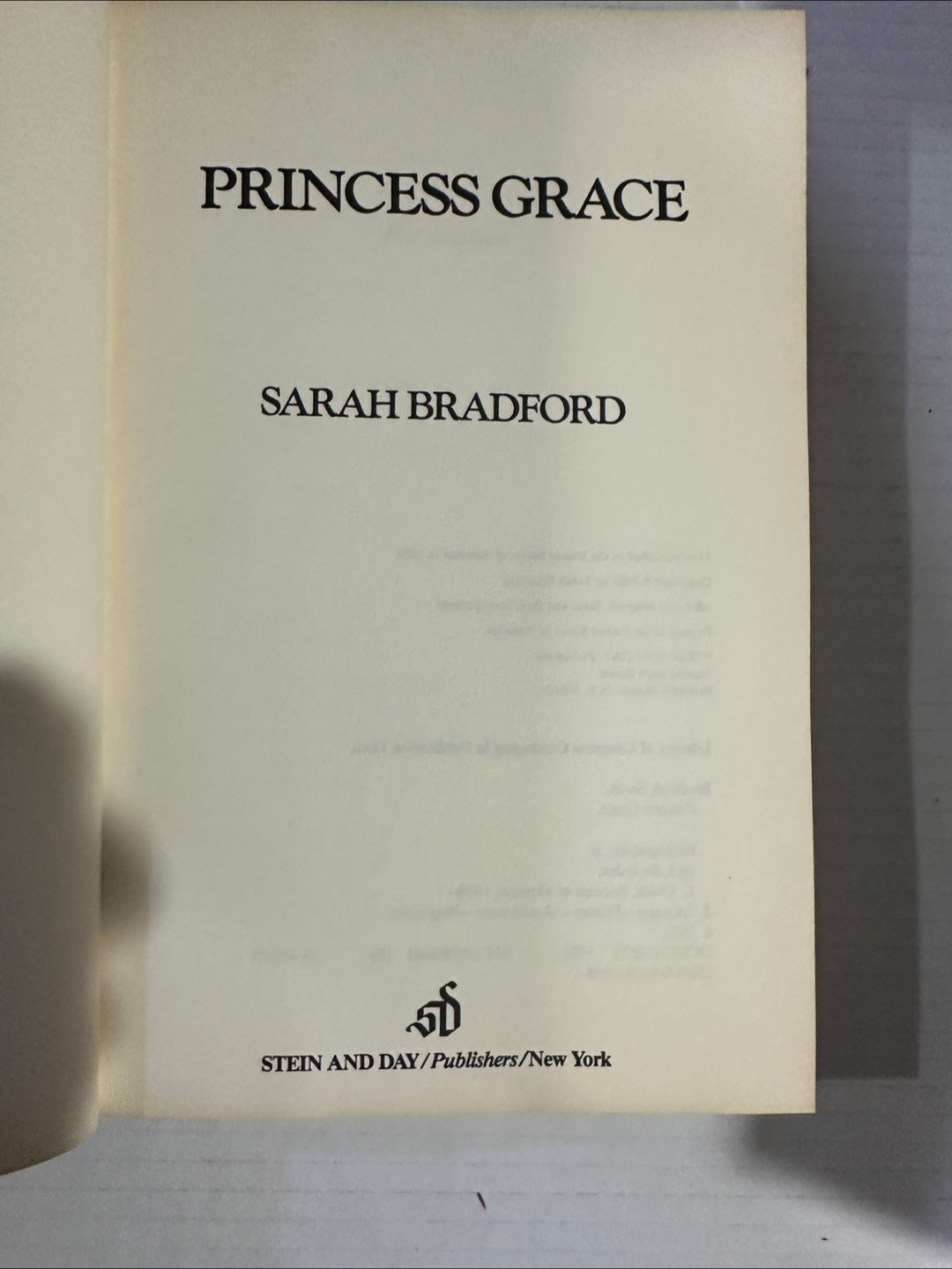 Princess Grace by Sarah Bradford - Hardcover Book - photo 4