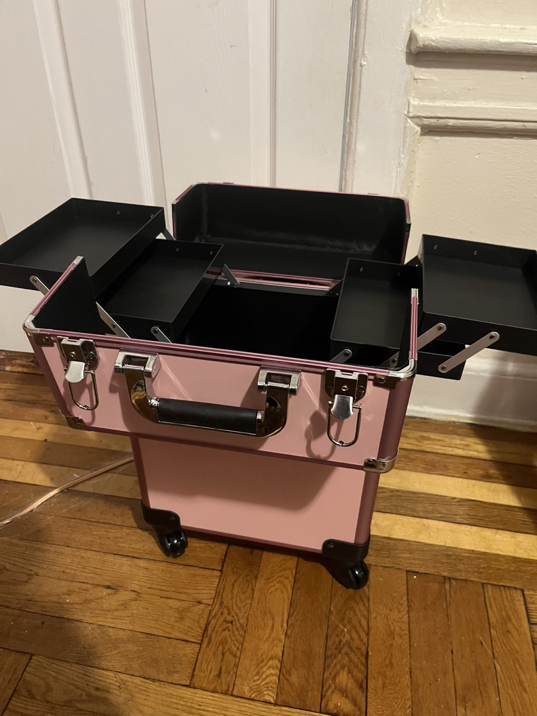 Pink Rolling Cosmetic Case - photo 4