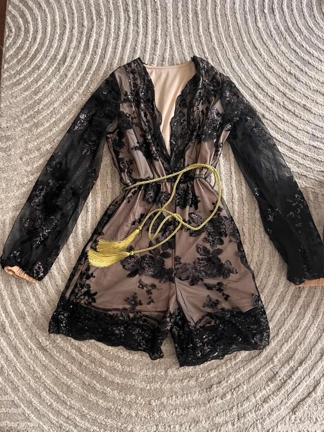 Sequin Long Sleeve Romper NEW image indicator(3)