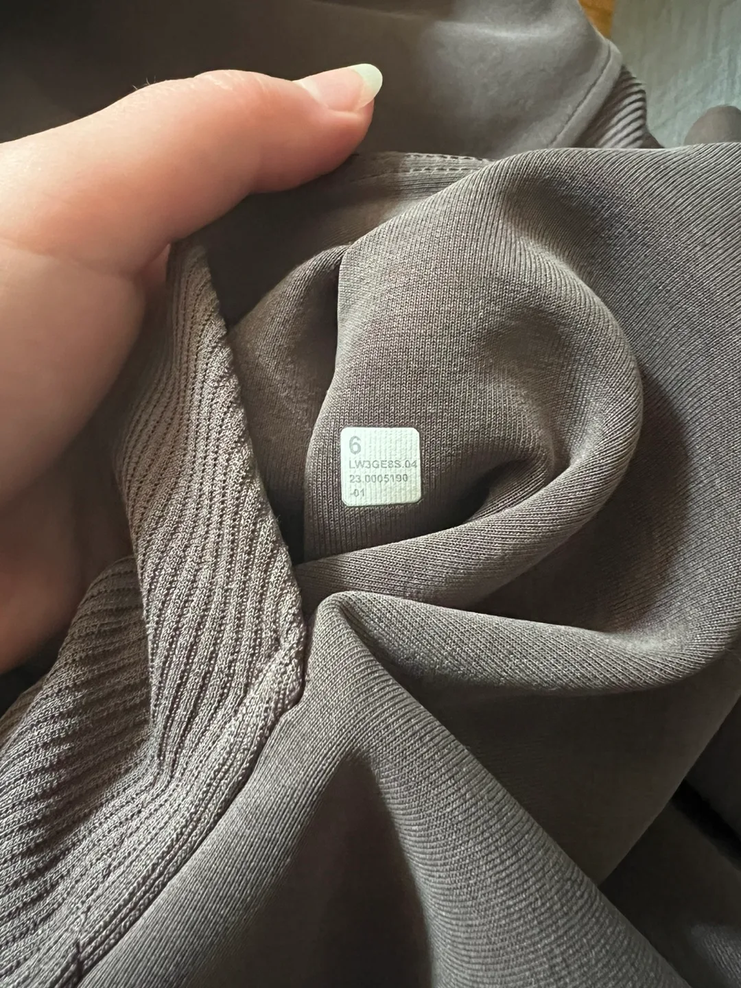 Lululemon Brushed Softstreme Ribbed Half Zip - size 6 image indicator(5)