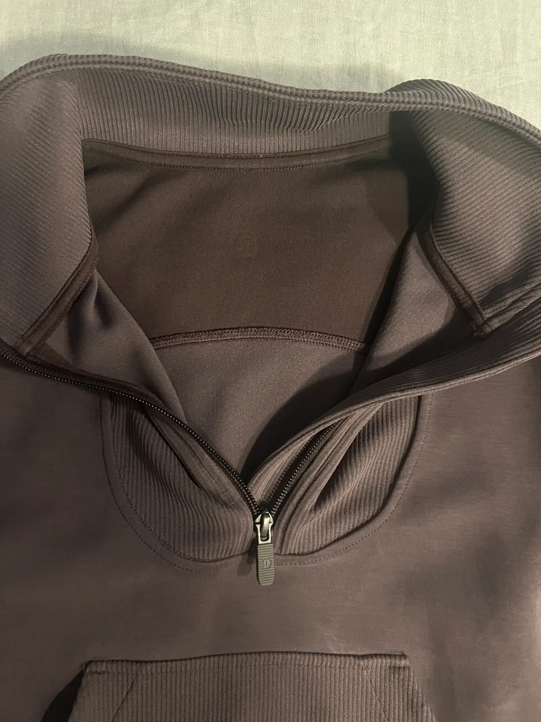 Lululemon Brushed Softstreme Ribbed Half Zip - size 6 image indicator(8)