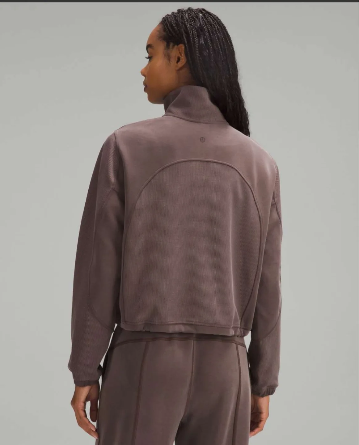 Lululemon Brushed Softstreme Ribbed Half Zip - size 6 image indicator(4)