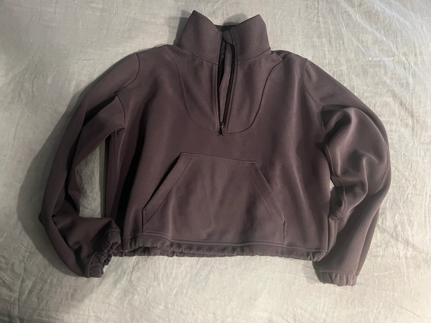 Lululemon Brushed Softstreme Ribbed Half Zip - size 6 image indicator(6)