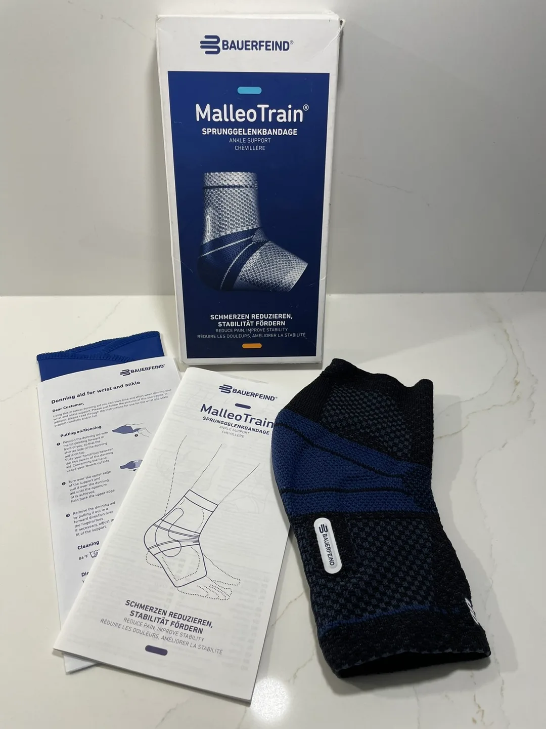 Bauerfeind Malleotrain LEFT Ankle Brace Size 2. New in Box. image indicator(2)