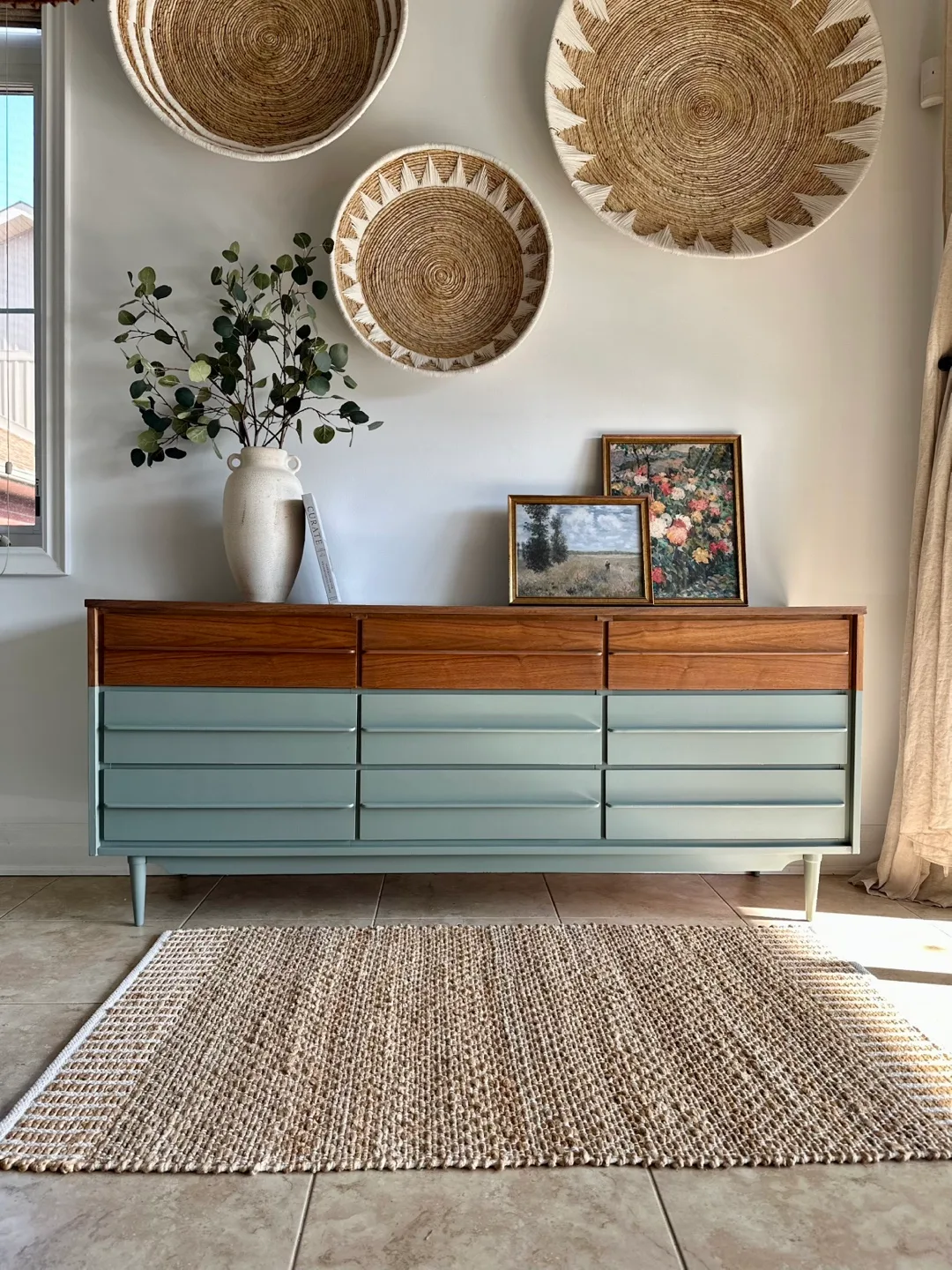Refinished Mid-Century Modern Dresser thumbnail