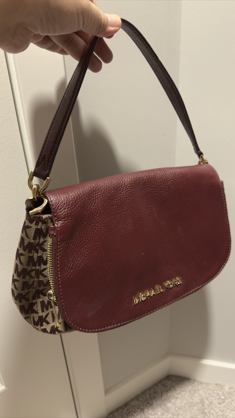Michael Kors Burgundy Handbag - photo 5