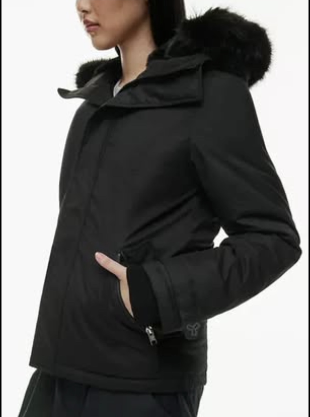 TNA summit jacket parka- Black fur XS - photo 3