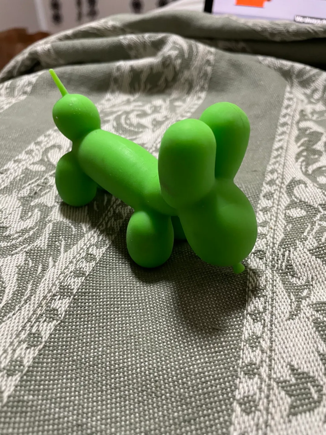 Green Balloon Animal stress toy thumbnail