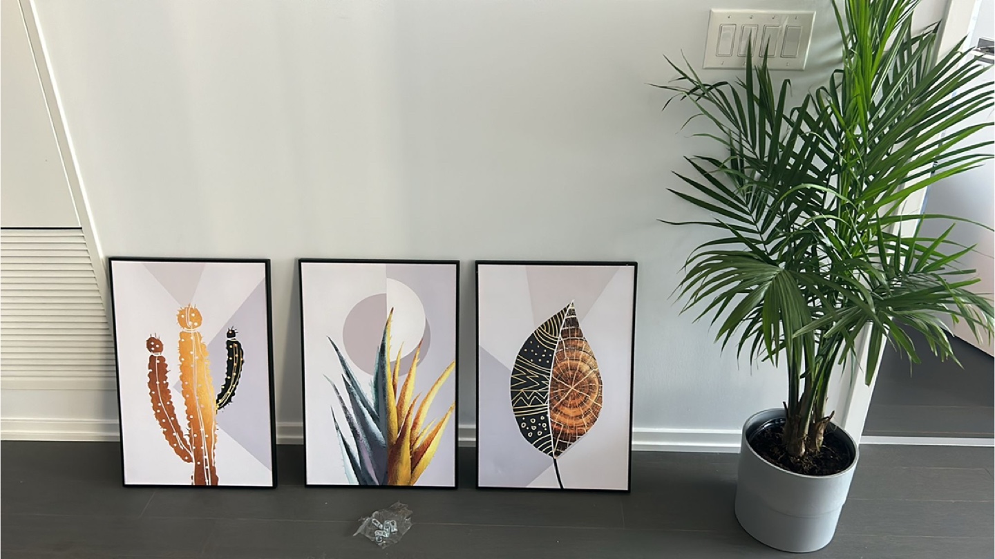 Canvas Wall Art 3 Panels - photo 2