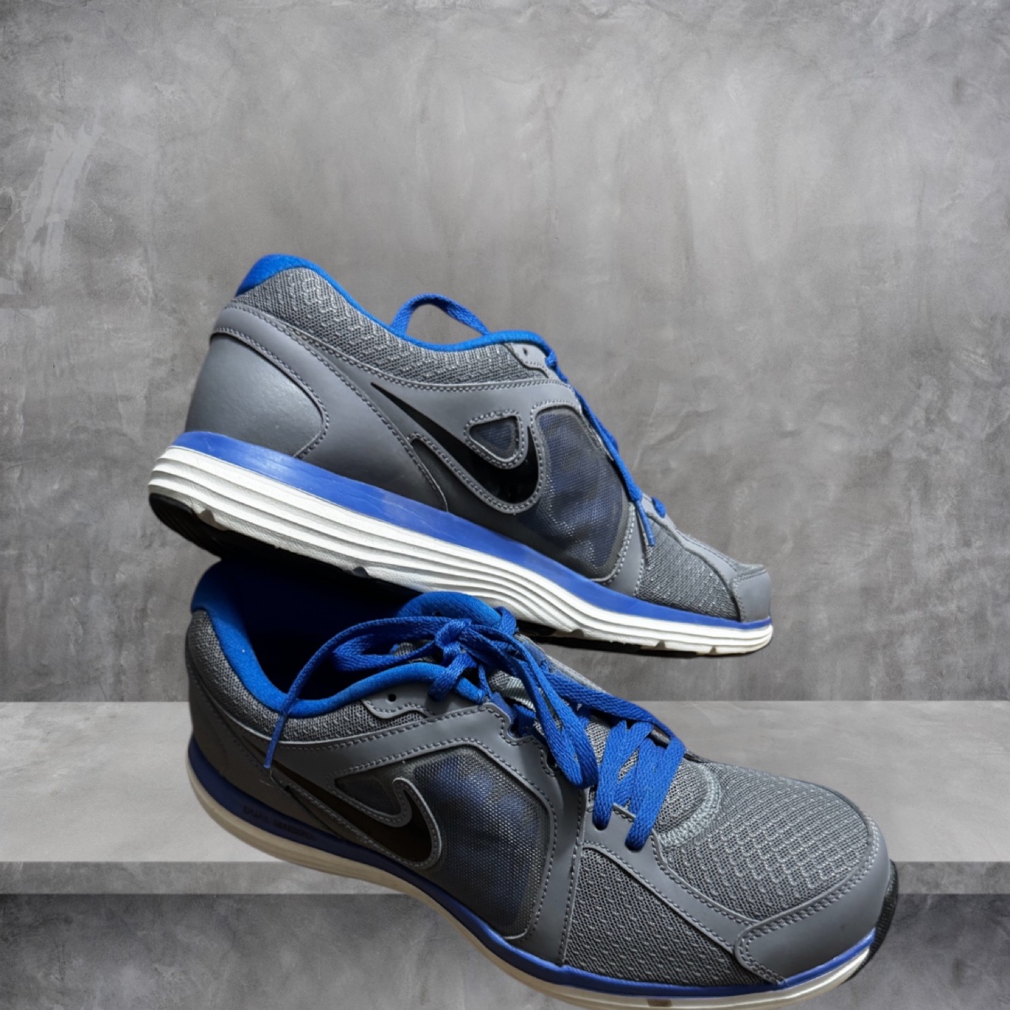 Nike Grey and Blue Runners