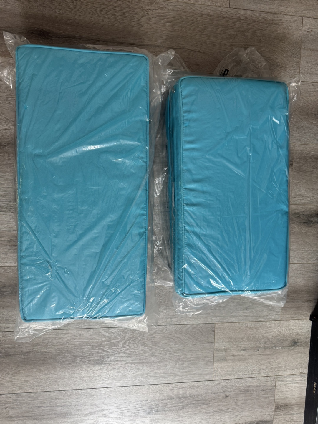 PATIO FURNITURE CUSHIONS- AQUA BLUE