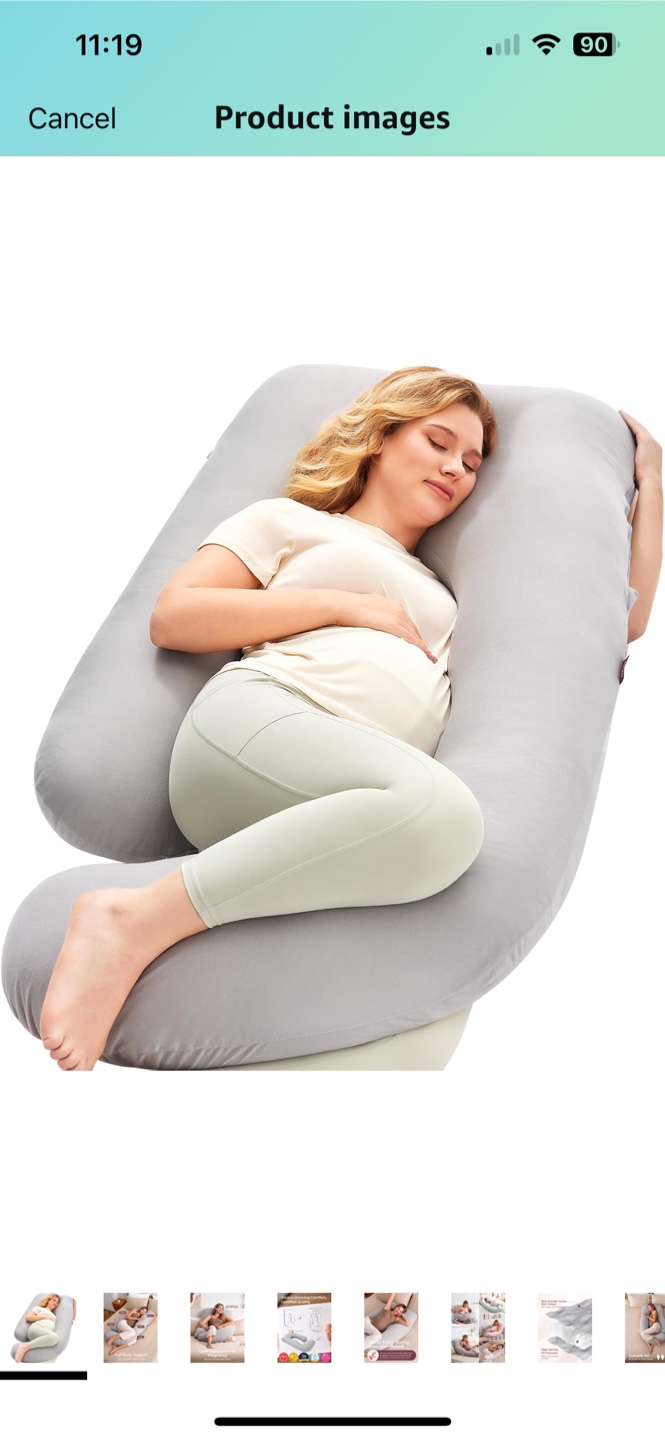 Pregnancy pillow, full body support - photo 3