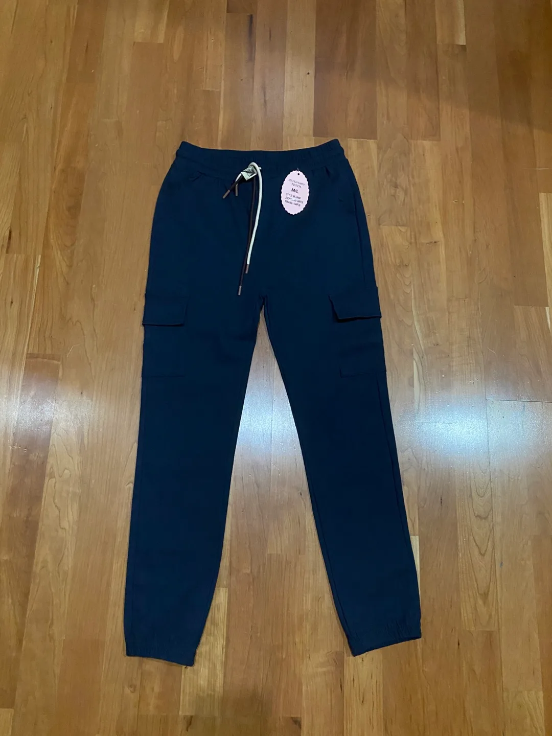 NEW Navy Cargo Jogger Pants thumbnail