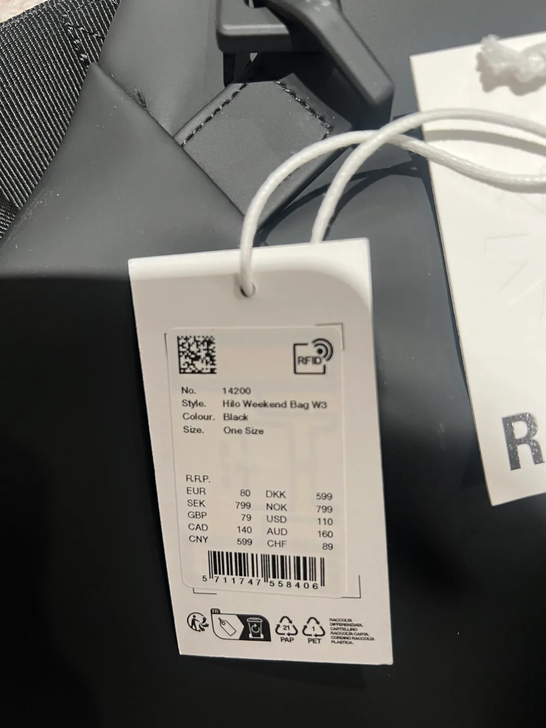 RAINS Hilo Weekend Bag W3 image indicator(2)