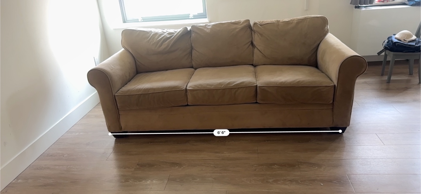 Beige Sleeper Sofa - photo 4