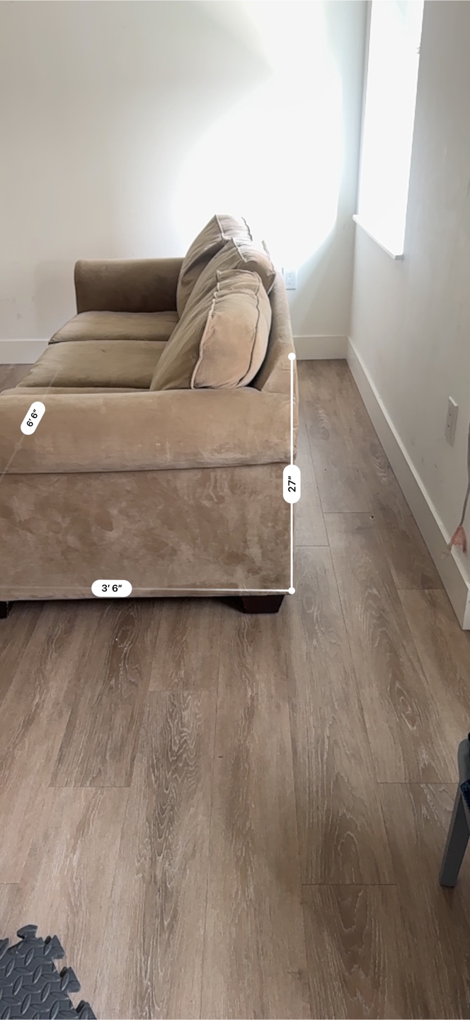 Beige Sleeper Sofa - photo 3