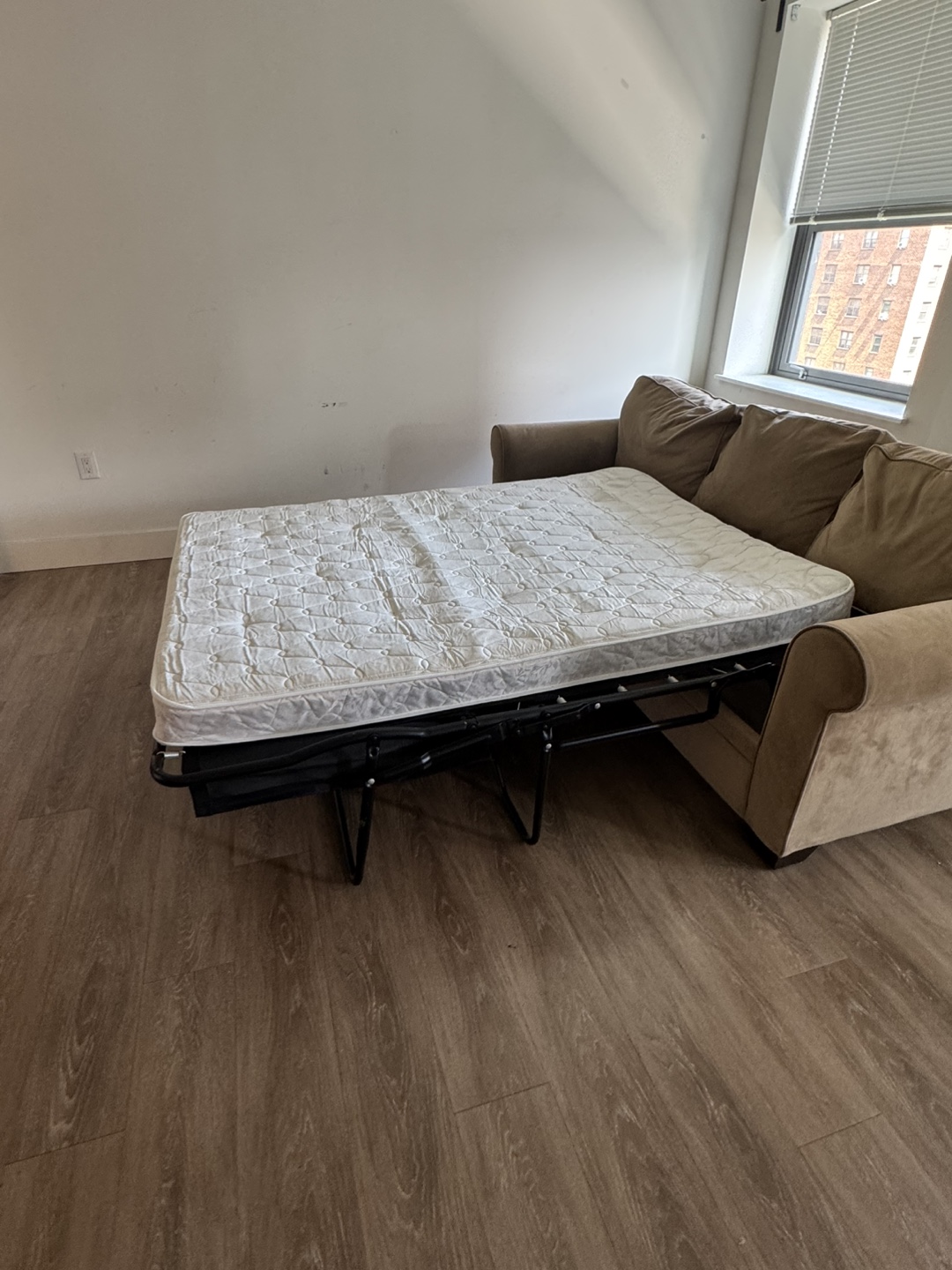 Beige Sleeper Sofa - photo 5