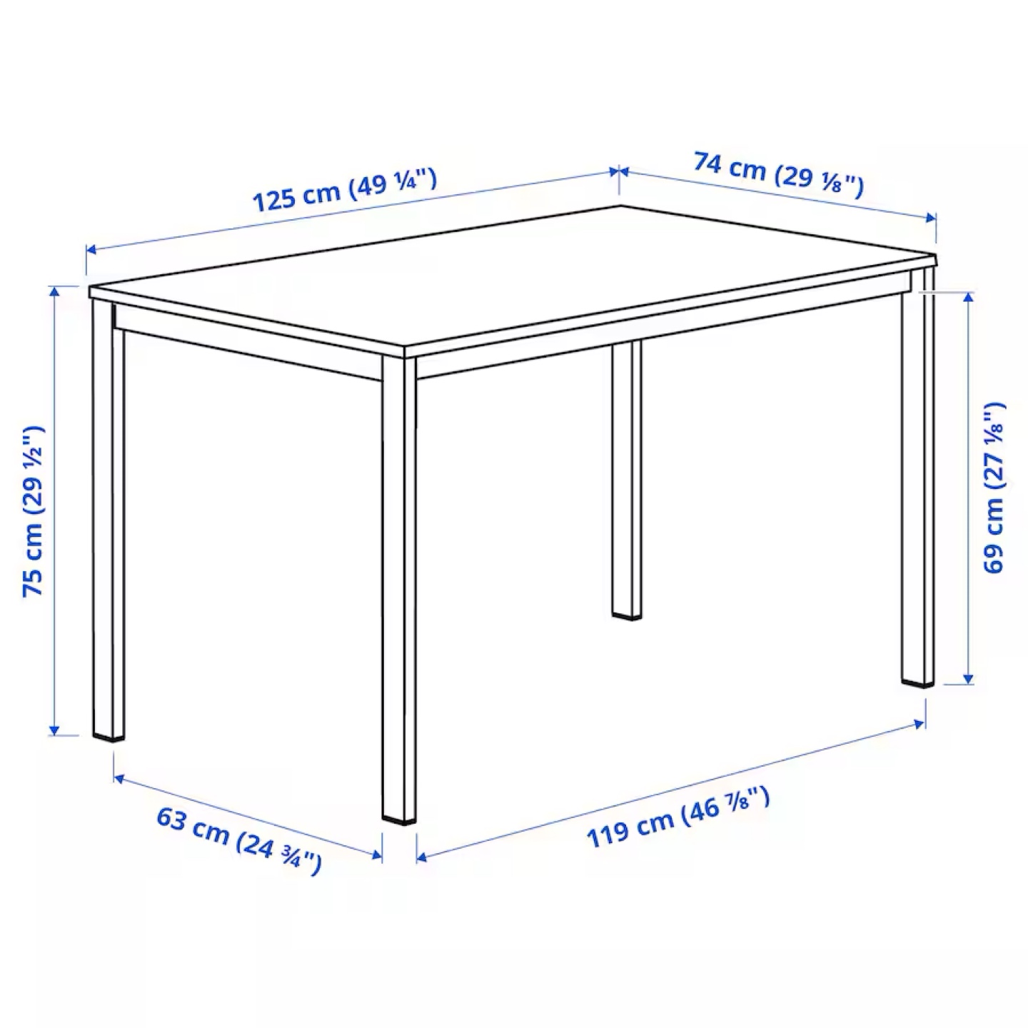🫂 IKEA Melltorp Table - photo 3