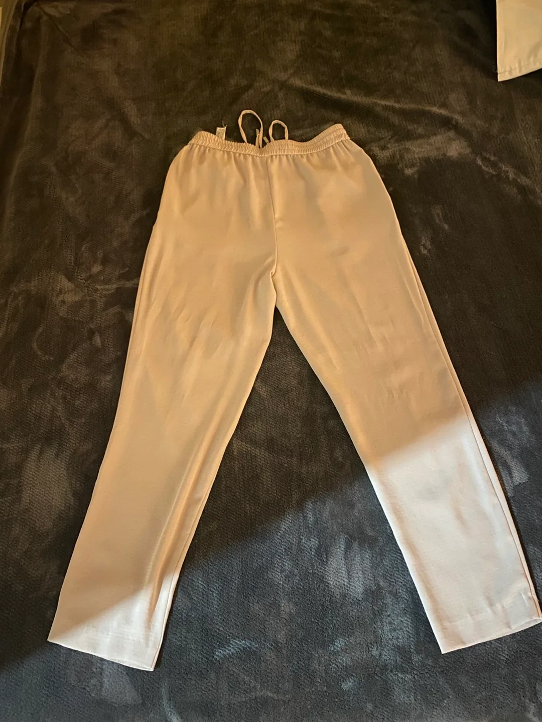 Beige pull-on pants thumbnail