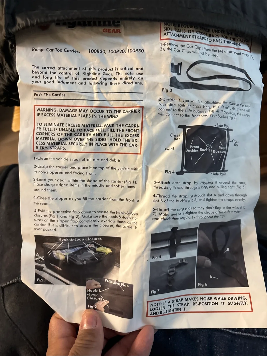 Range Car Top Carrier image indicator(2)