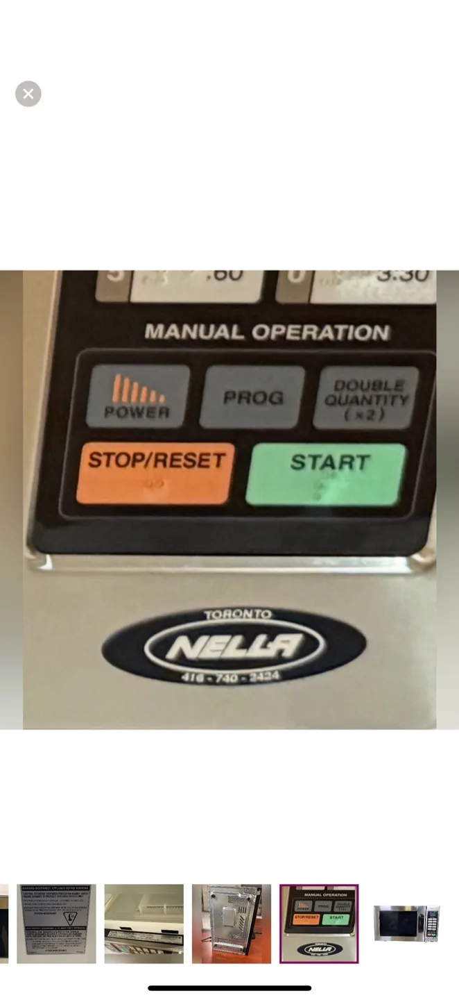 Panasonic NE-1054C Commercial Microwave Oven **PREOWNED** image indicator(3)