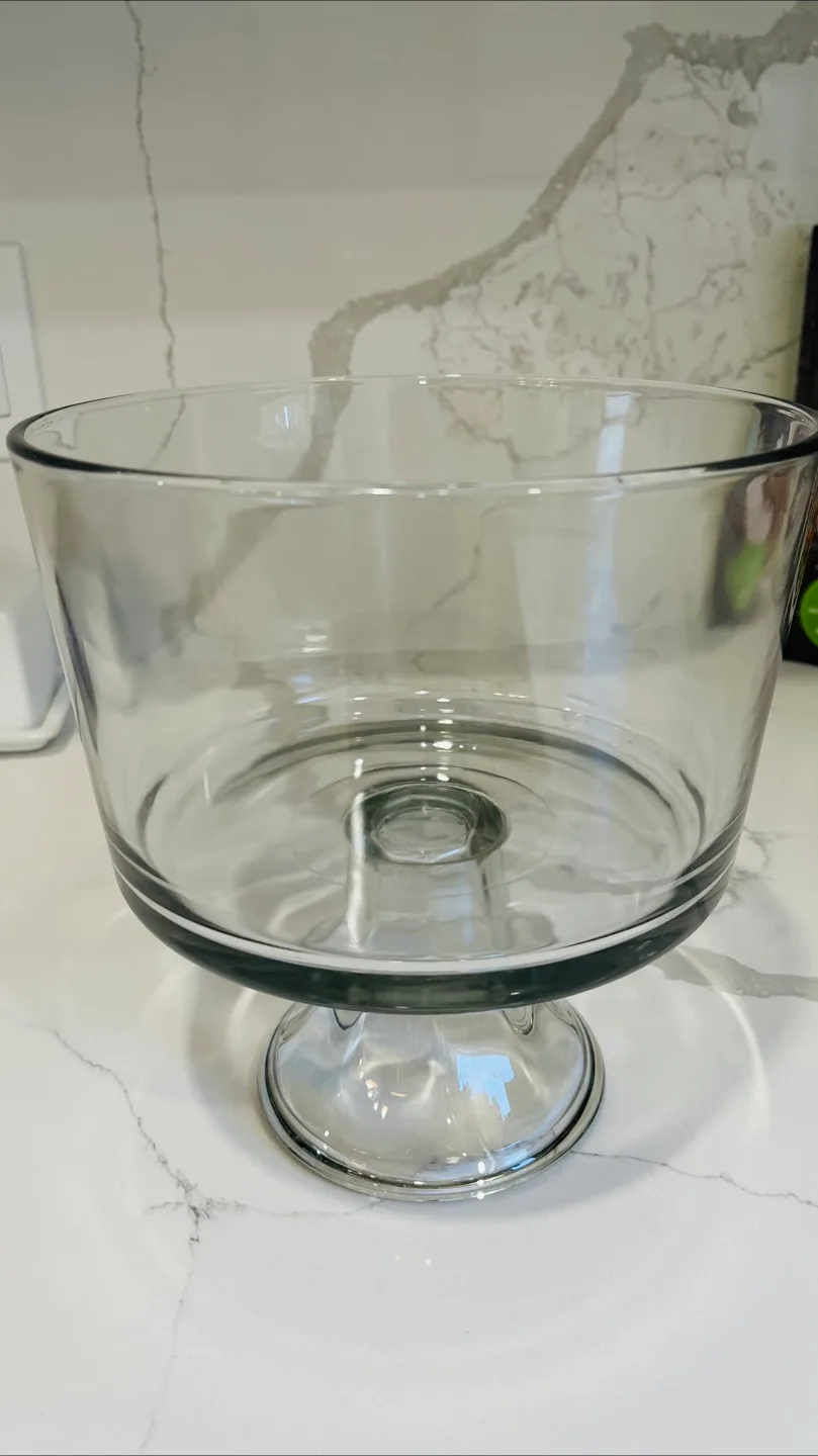 Footed Glass Bowl thumbnail