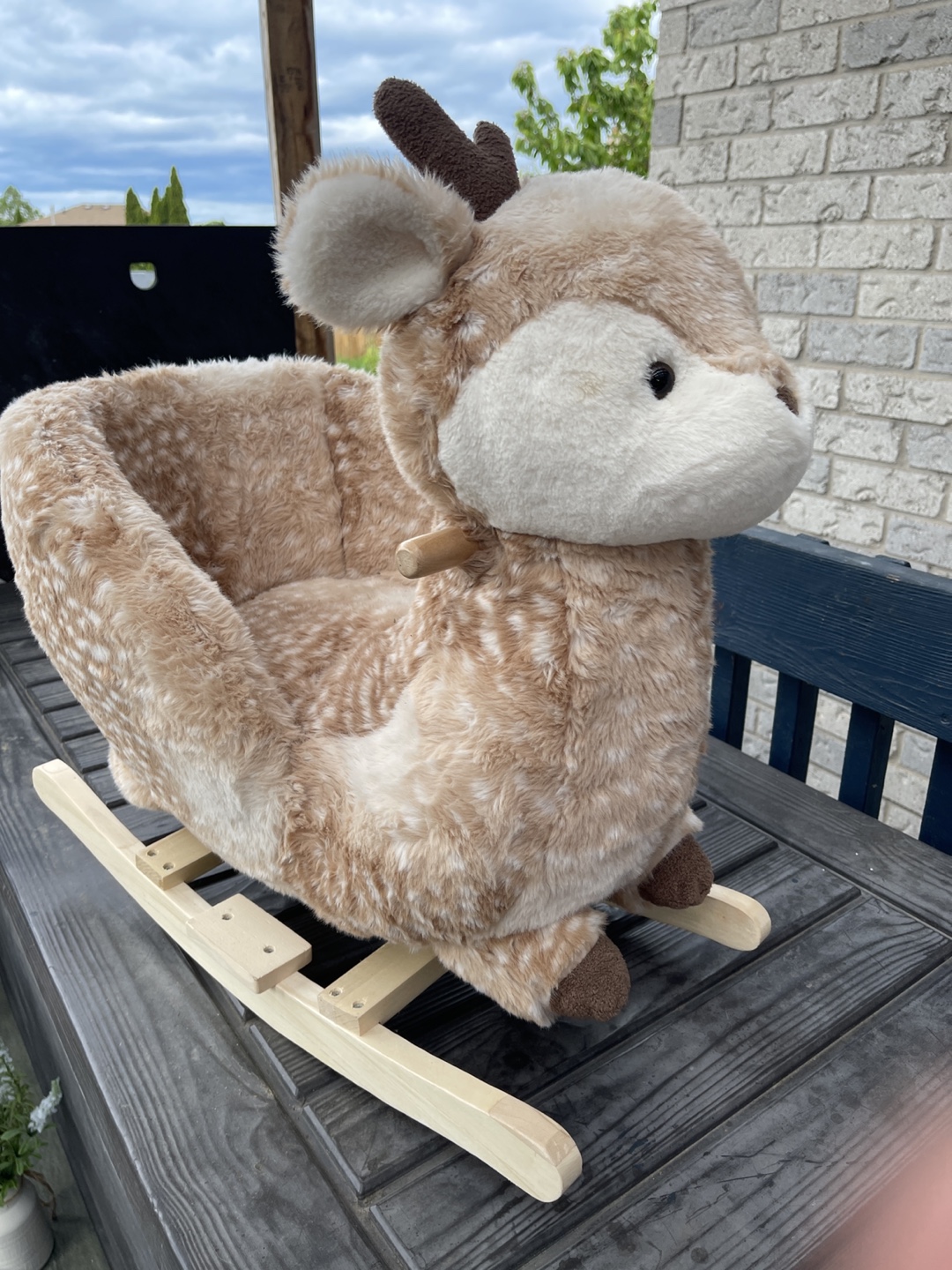 Plush Rocking Deer
