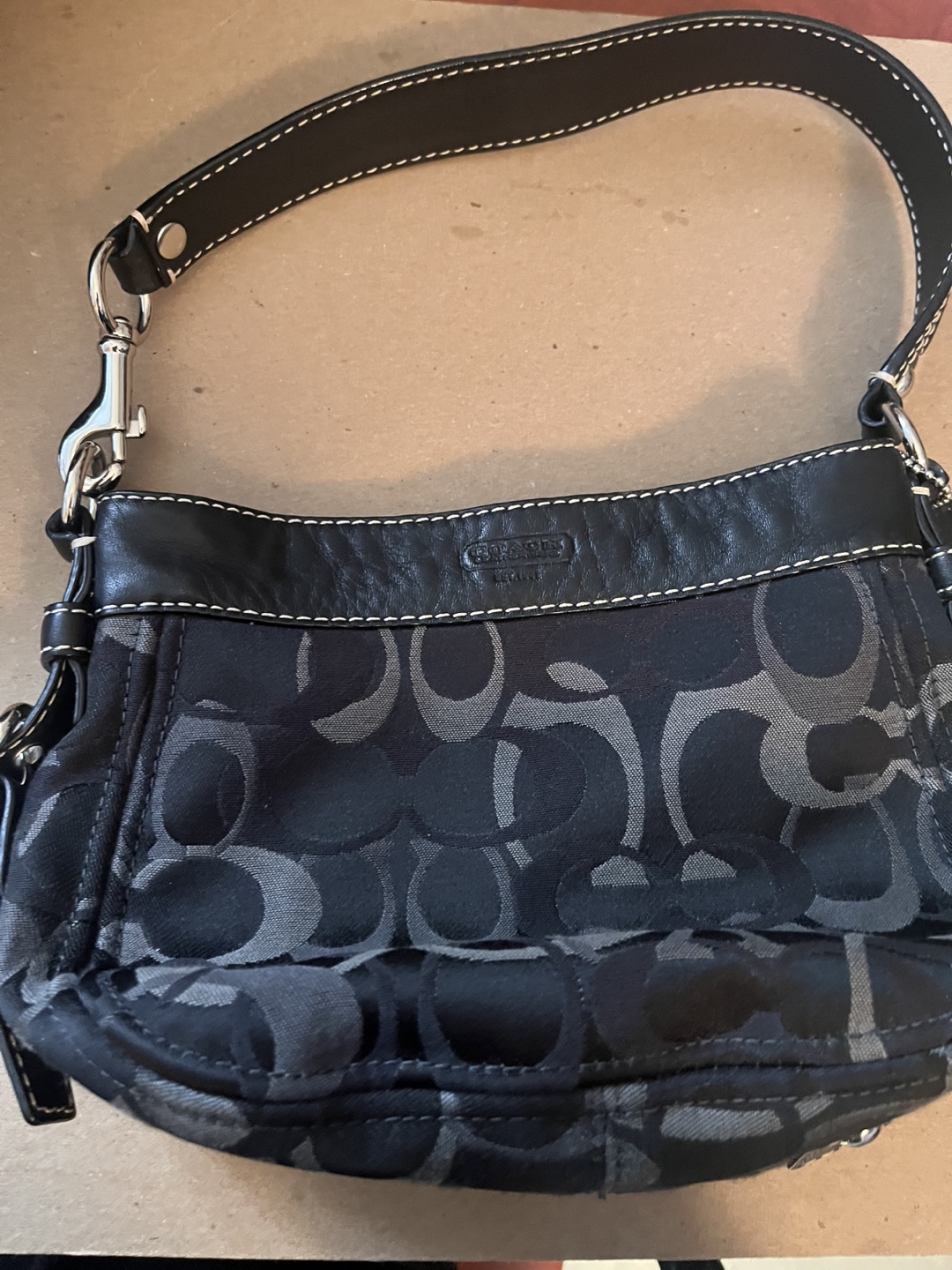 Coach Black Shoulder Bag