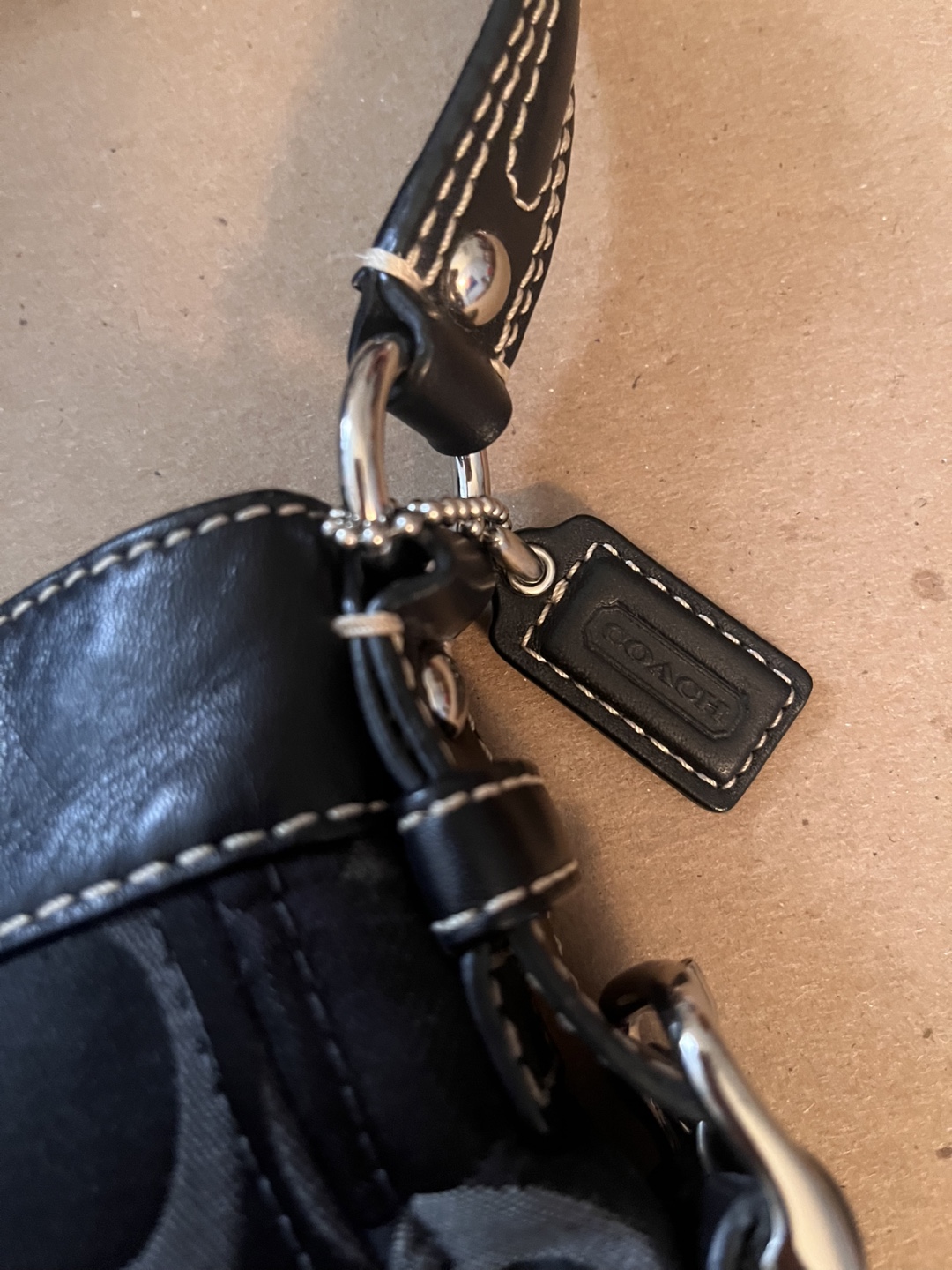 Coach Black Shoulder Bag - photo 3