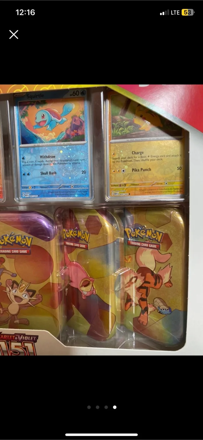 Pokemon Trading Card Game 151 Scarlet & Violet 5-Pack Collection image indicator(4)