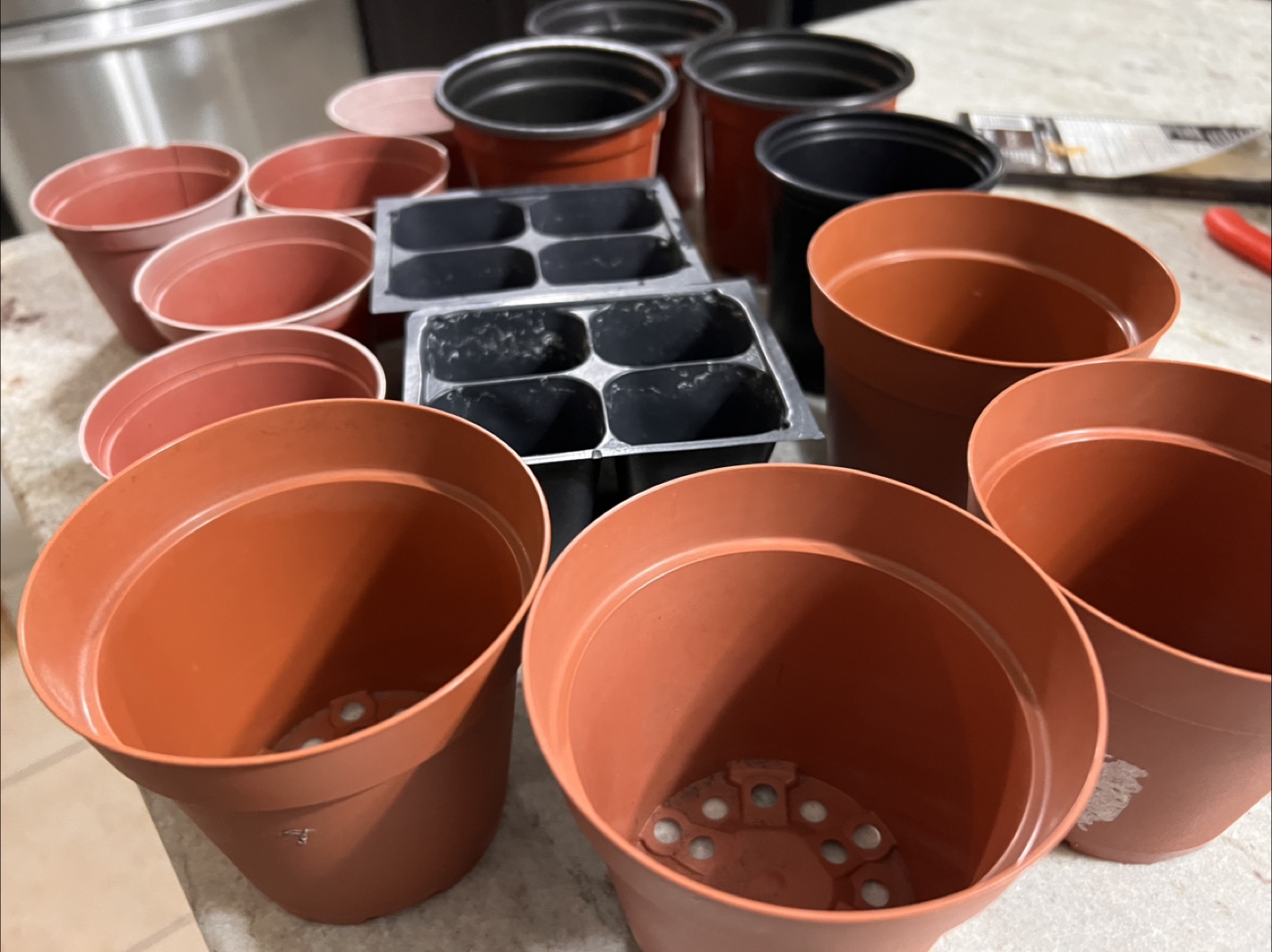 Assorted Plant Pots & Seedling Trays - photo 3