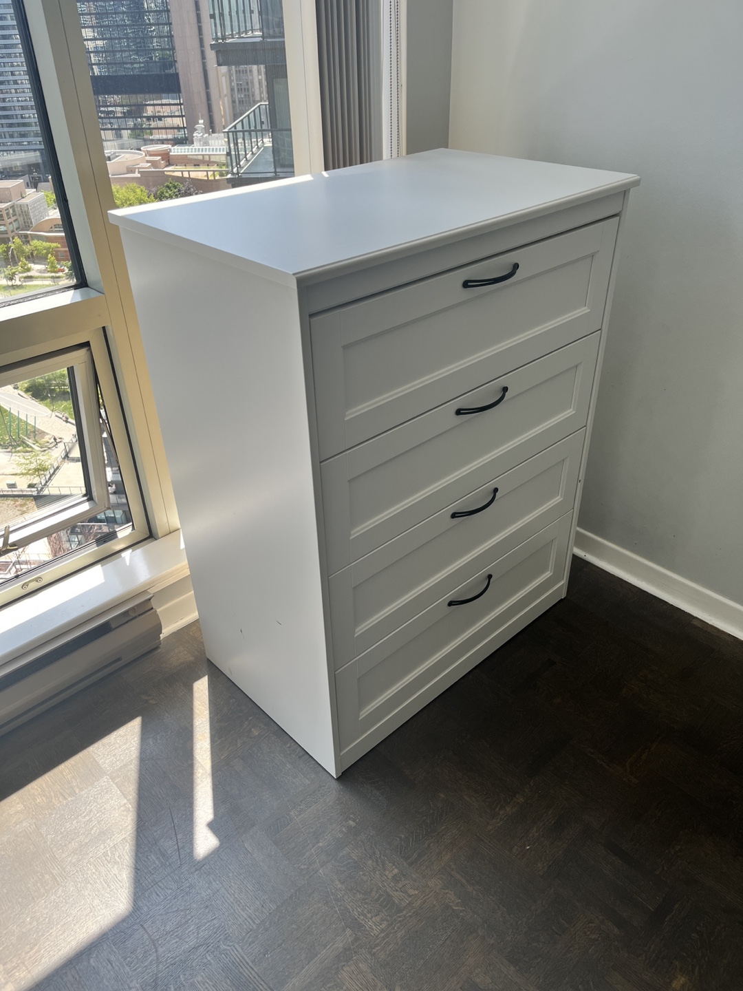 🫂 IKEA SONGESAND White dresser, 4 drawers