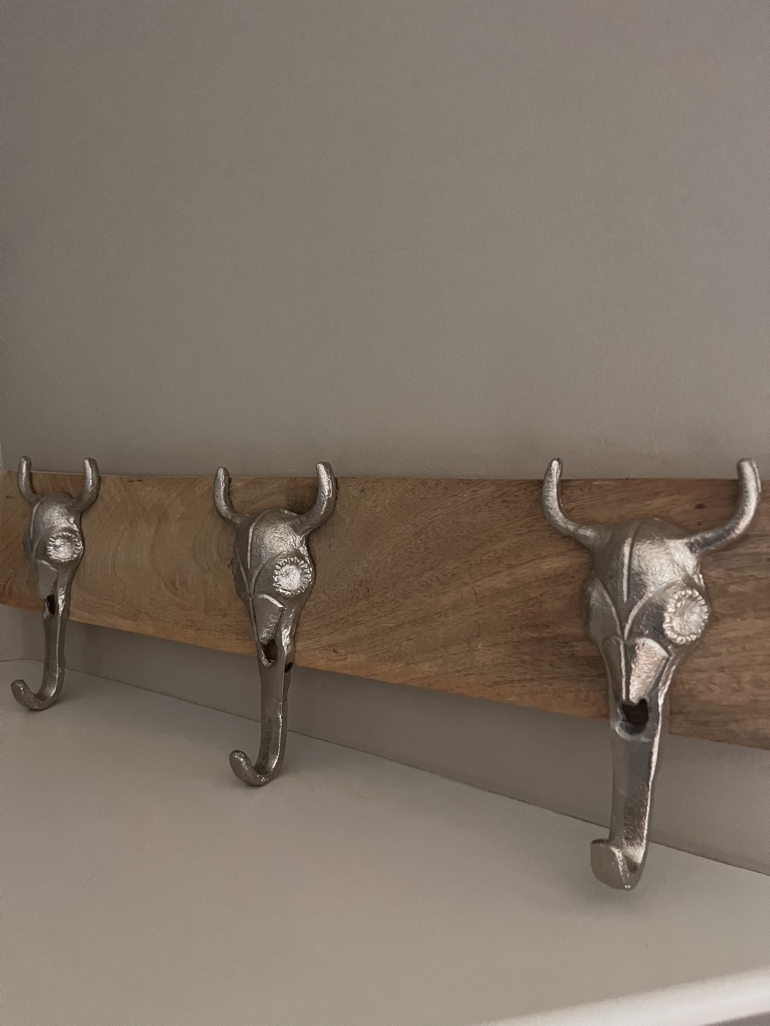 Bull Skull Coat Rack or Towel Rack