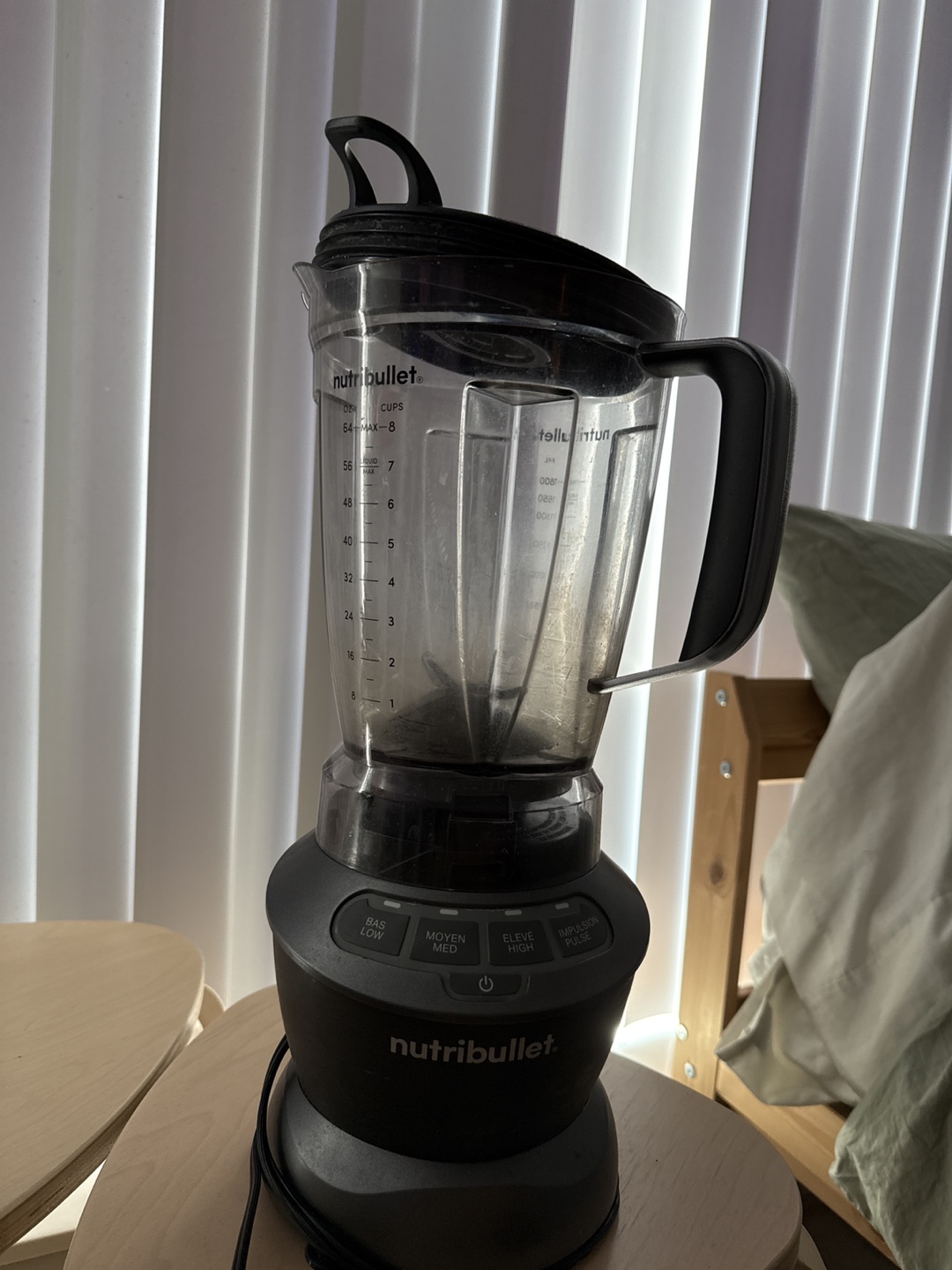 NutriBullet ZNBF30400ZC Blender 1200 Watts, Dark Gray, Big