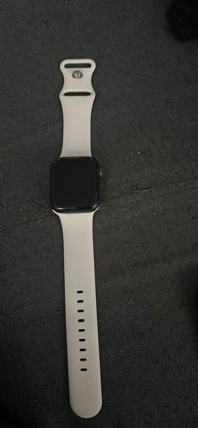 Apple Watch SE with White Band