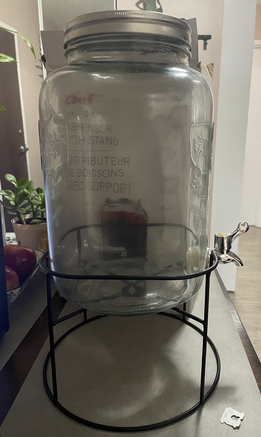 Master Chef Glassware Beverage Dispenser with Stand - photo 3