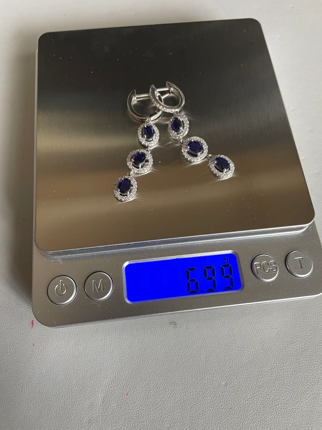 Blue Sapphire Earrings (Jewelry) image indicator(4)