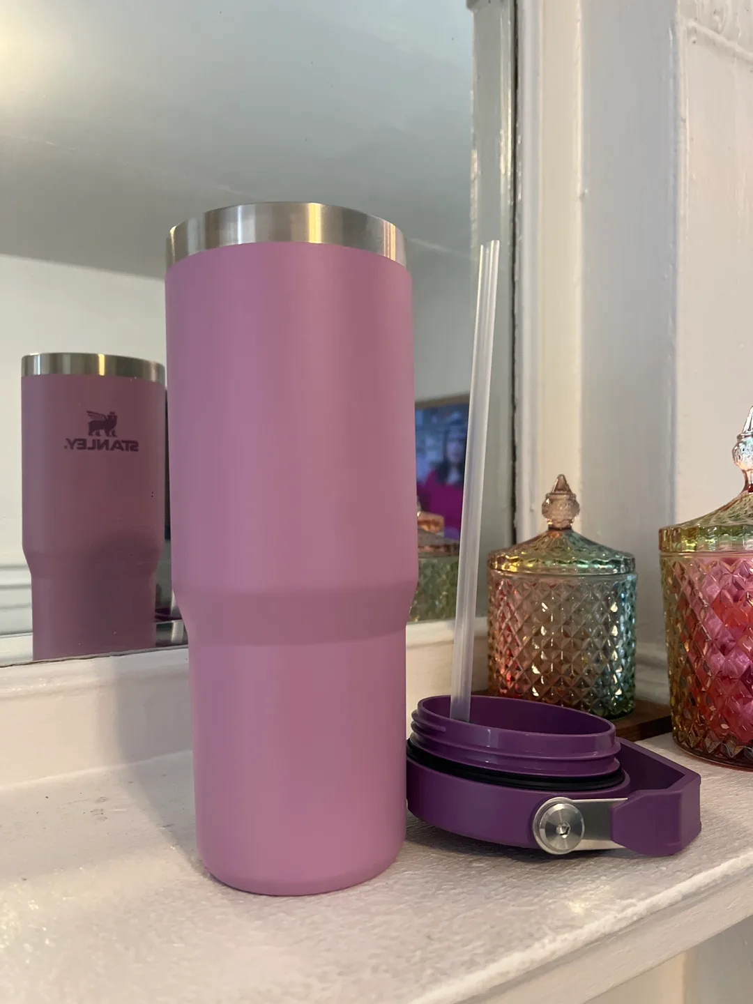 Brand NEW Stanley Tumbler in Purple image indicator(2)