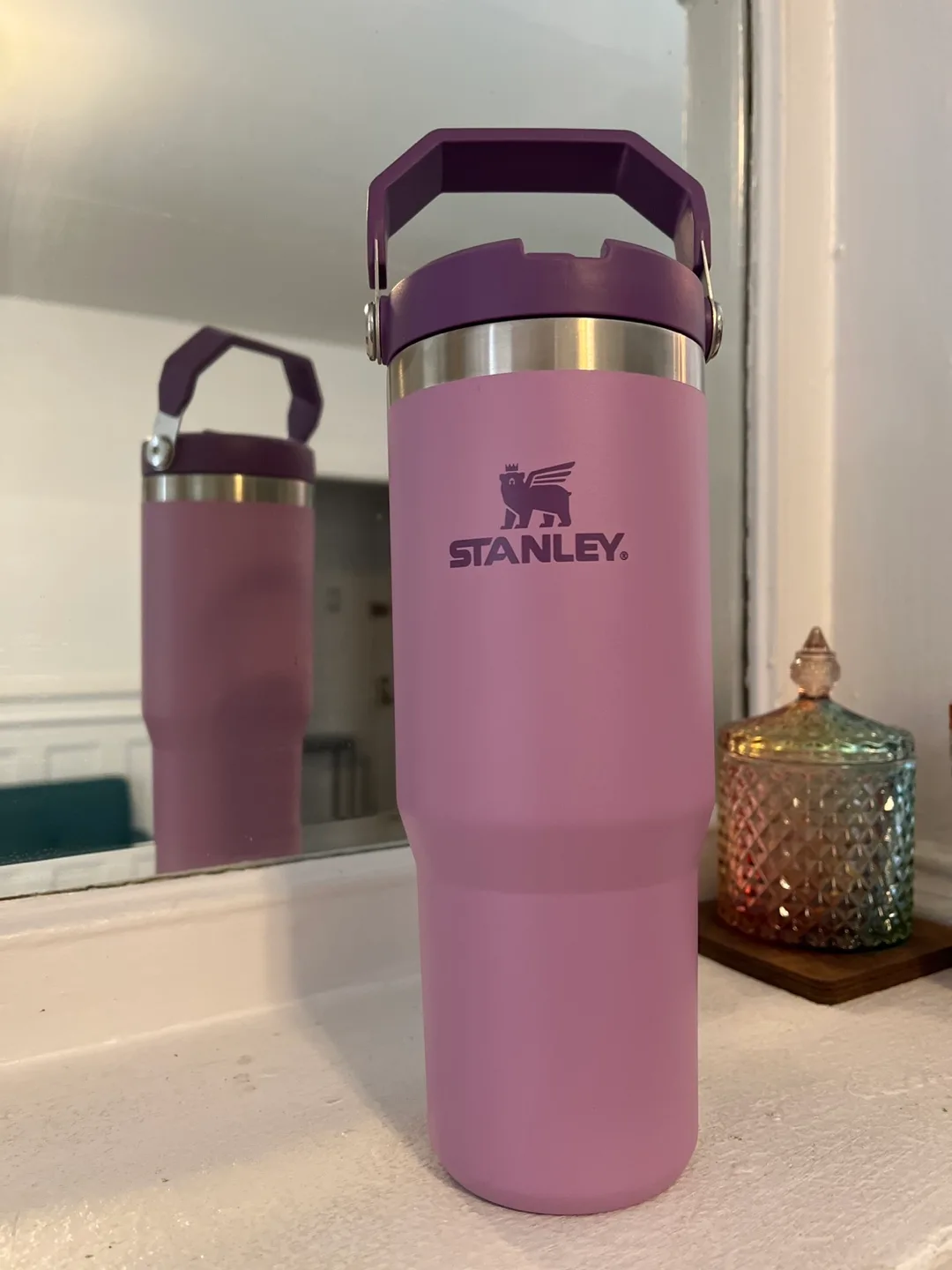 Brand NEW Stanley Tumbler in Purple image indicator(4)