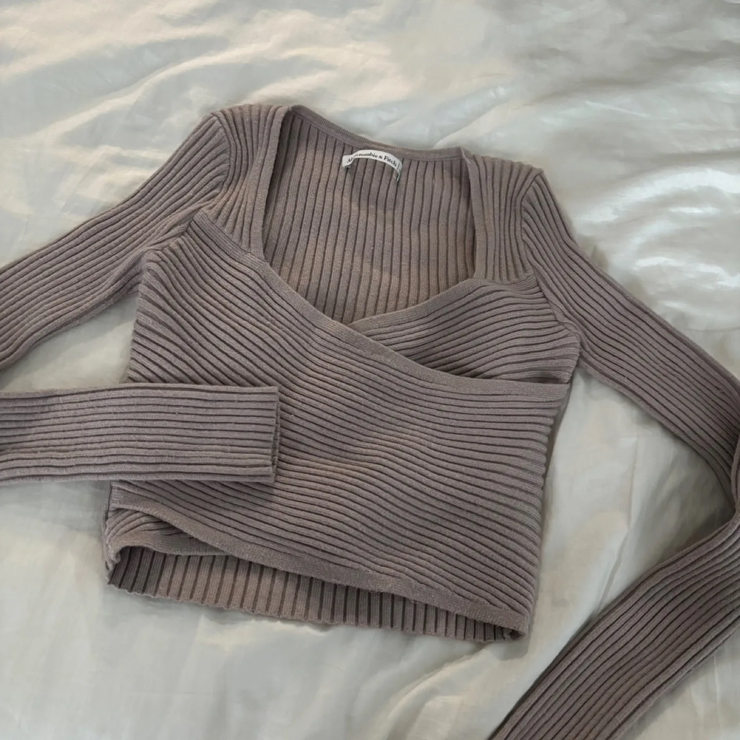 Abercrombie & Fitch Ribbed Knit Top thumbnail