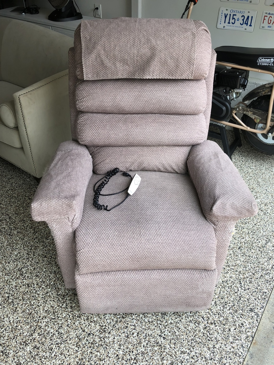 Power lift electric recliner chair